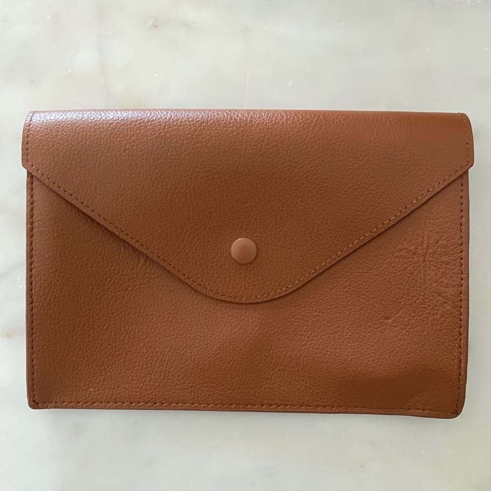 David Yurman pouch/clutch. Tan.